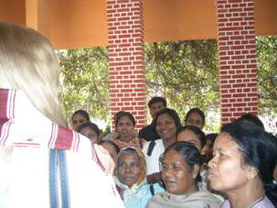 Joy and peace are evident in these attentive faces