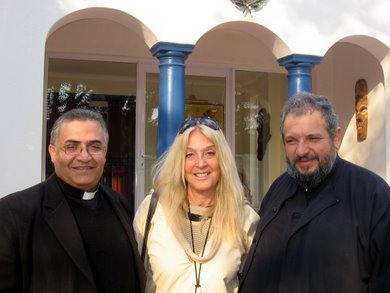 Fr.Badaoui, Vassula and Archbishop Seraphim