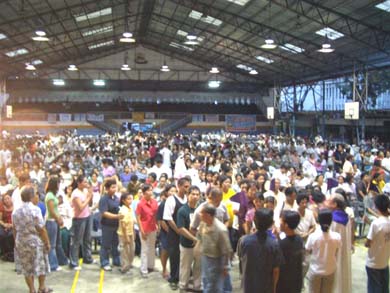 The Peace of the Holy Spirit after the Healing Prayers, followed by the Holy Mass