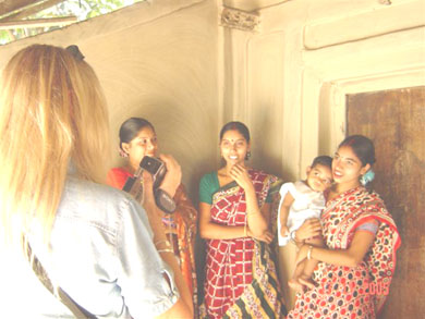 Singing in English with their charming Bengali accents as their families look on