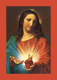 Jesus giving His Heart