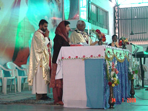 Mass celebrated by Fr. Martin and Fr. Joe
