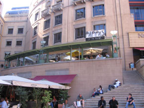 Pappas restaurant at Nelson Mandela square