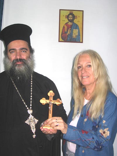 Vassula and Father Theodosius Hanna (Atallah) in Jerusalem